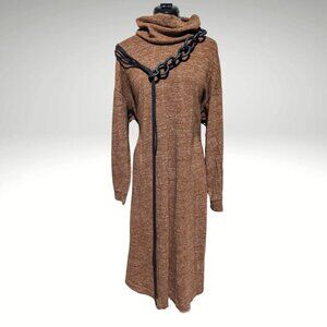 Marled Cowl Neck Midi Sweater Dress Old Navy size XL-Very Gently Used